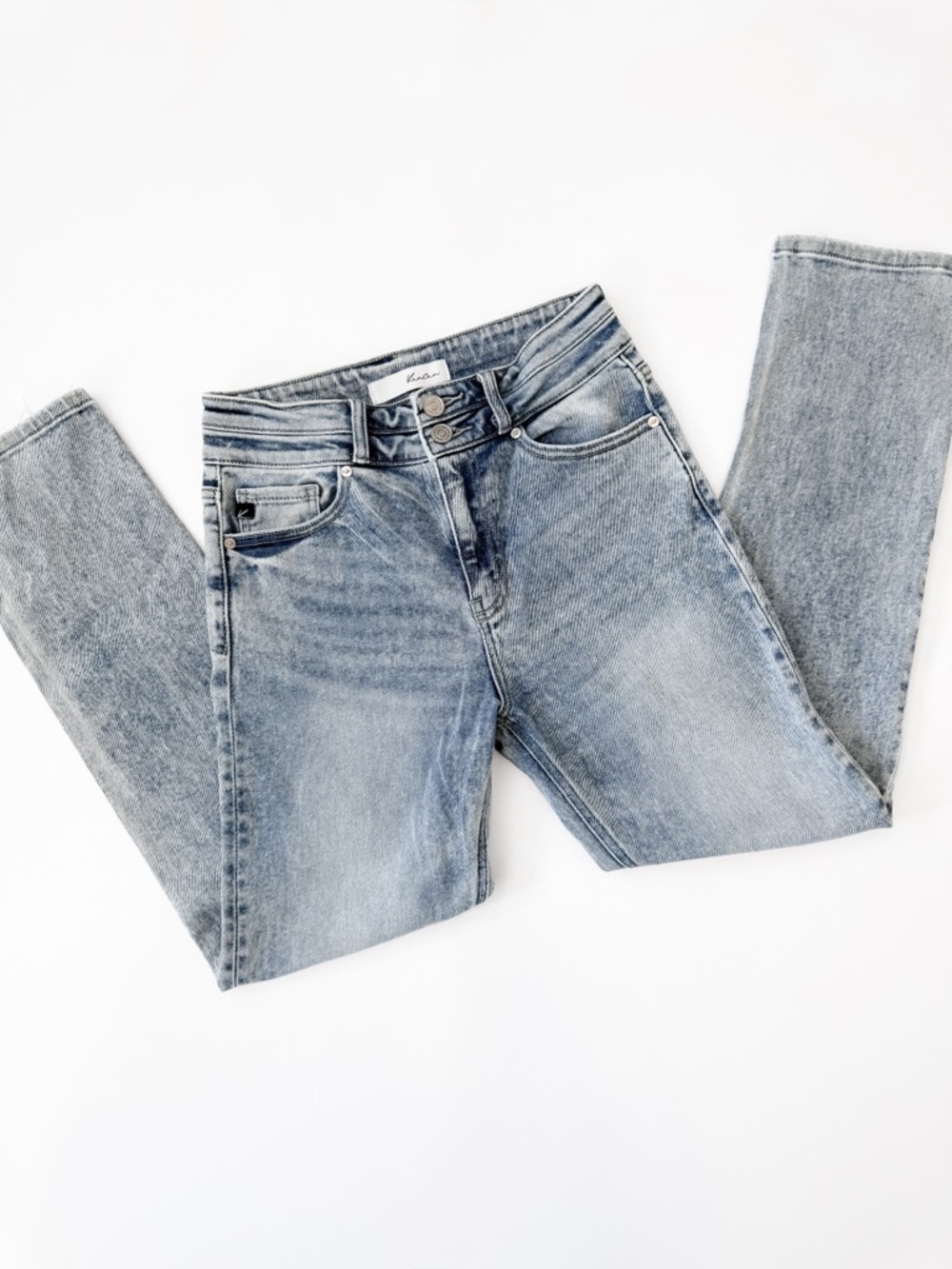 KanCan High Rise Skinny Light Wash Stretch Denim